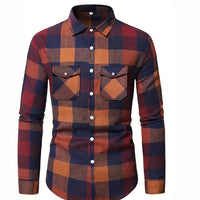 Stylish Long-Sleeve Lapel Shirt