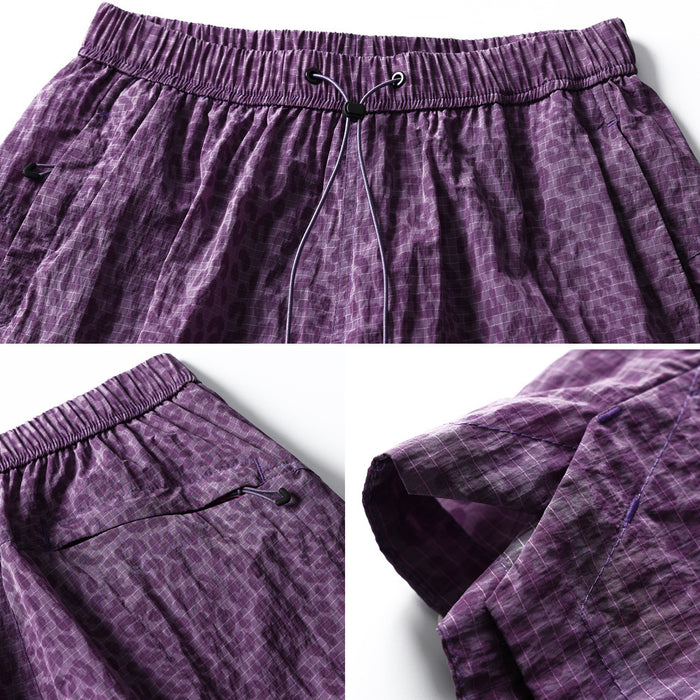 Summer Loose Leopard Print Shorts