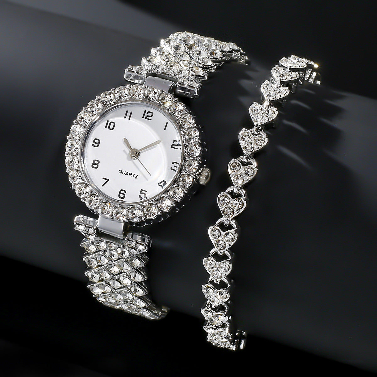 Silver Strap Quartz Wristwatch