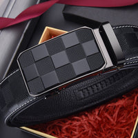 Automatic Leather Buckle Belt