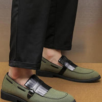 Solidcolor Loafer Shoes