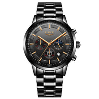 Fashion Waterproof Moon Quartz Business Sports Watch