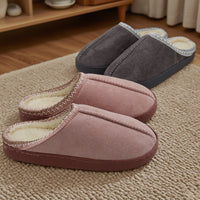 Thick-Sole Warm Cotton Slippers