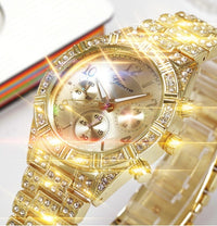 Crystal Quartz Analog Wrist Watch