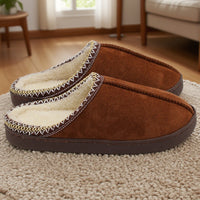 Thick-Sole Warm Cotton Slippers