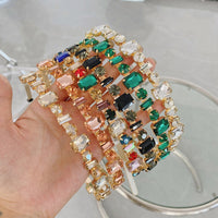 Golden Headband With Diamonds