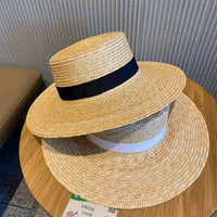 Woven Raffia Straw Hat