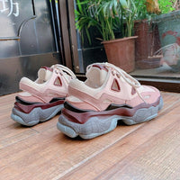 Platform Lace-Up Vulcanized Shoes