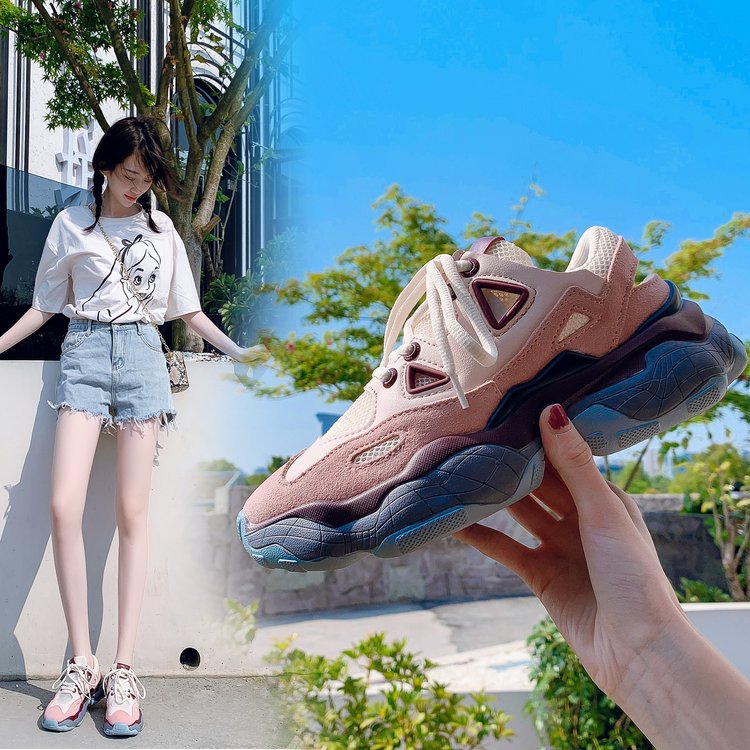 Platform Lace-Up Vulcanized Shoes