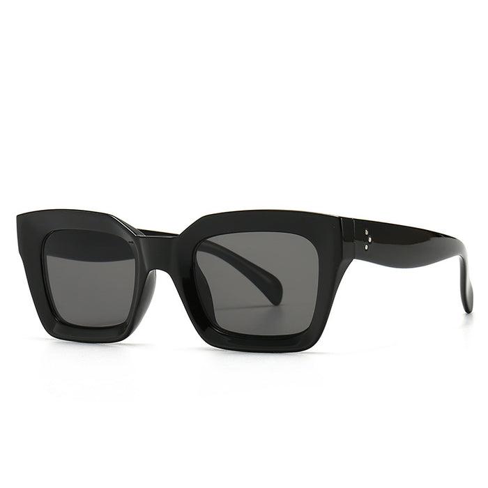 Net Red Model Square Sunglasses
