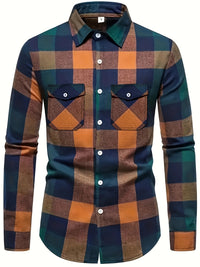 Stylish Long-Sleeve Lapel Shirt