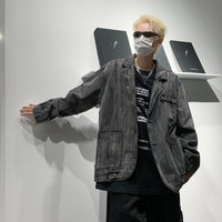 Retro Denim Jacket Loose And Casual