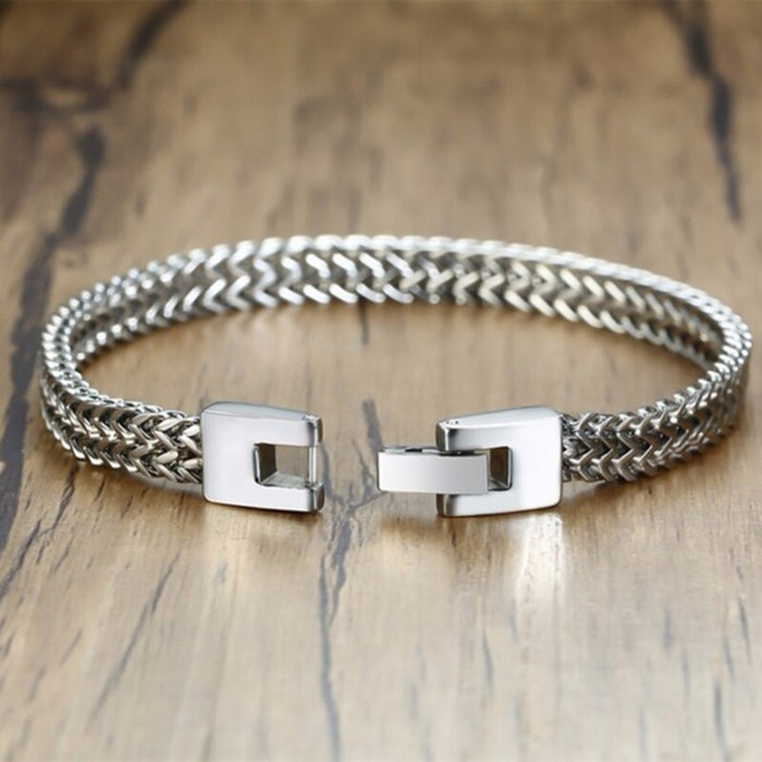Stylish Stainless Steel Chain Bracelet