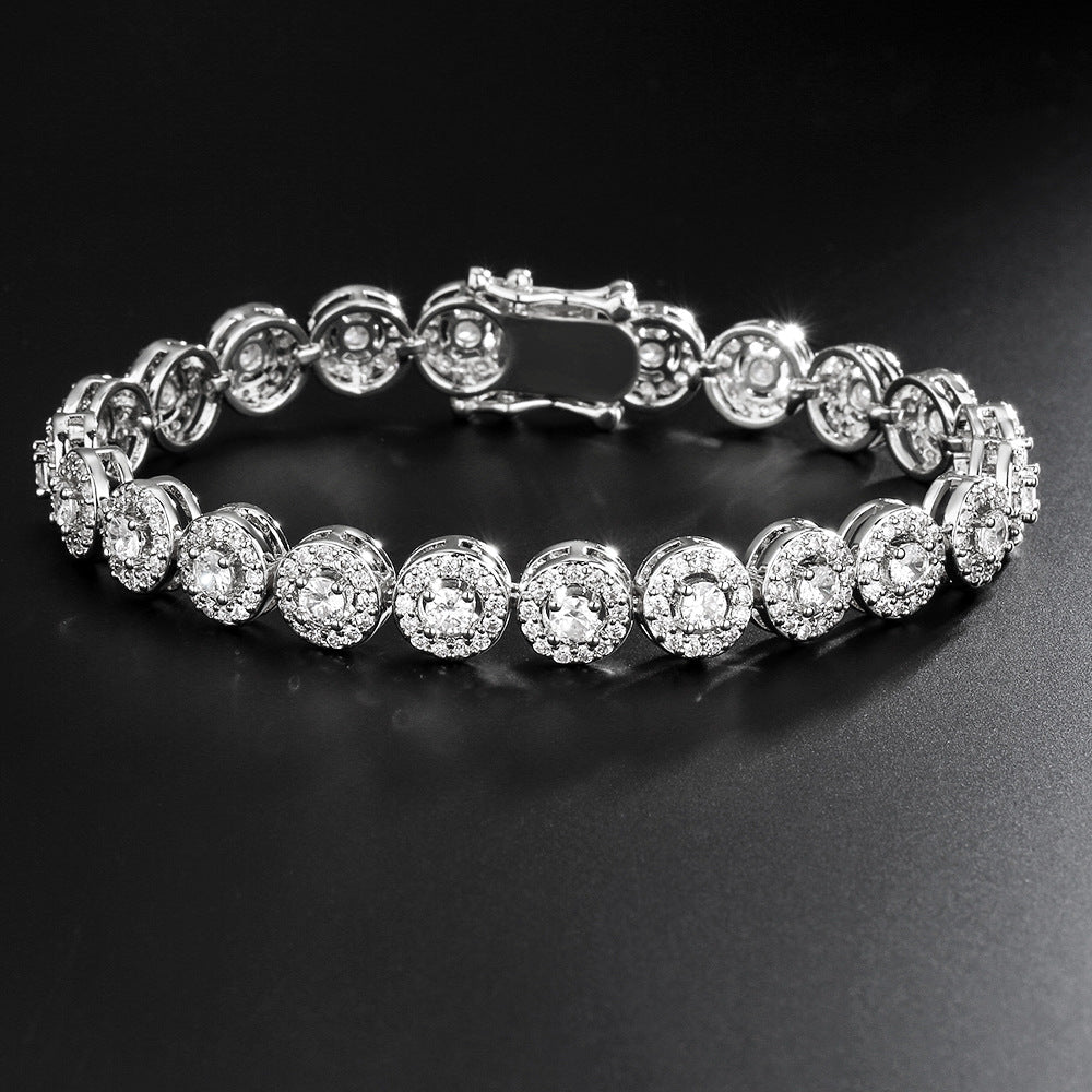 Luxury Full Inlaid Zircon Bracelet