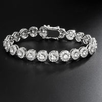 Luxury Full Inlaid Zircon Bracelet