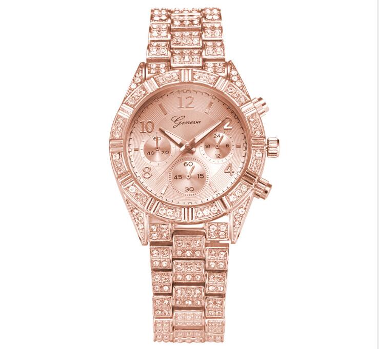 Crystal Quartz Analog Wrist Watch