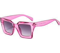 Net Red Model Square Sunglasses