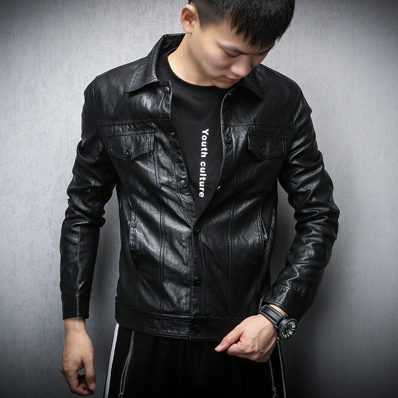 Stylish Korean-Style Biker Jacket