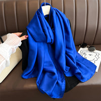Pure Color Simple Long Scarves