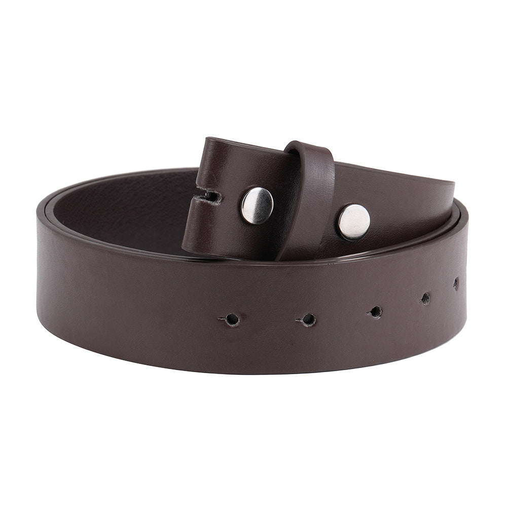 Fashion Buttonless Head Eyelet Belt