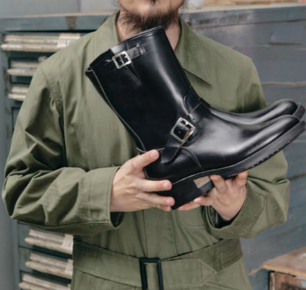 Mid-Calf Motorcycle Martin Boots