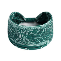 Retro Cashew Perris Pattern Wide Headband
