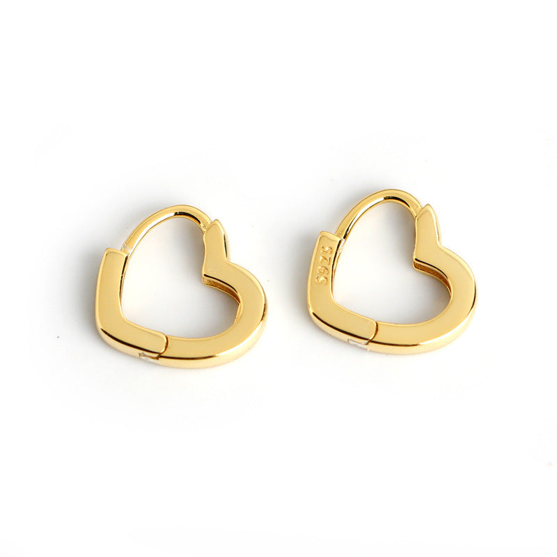 Love ear buckle golden light versatile