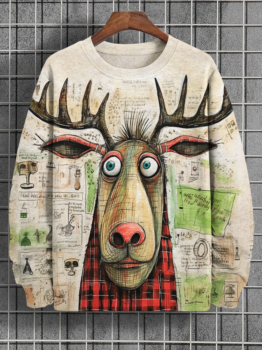 Versatile Relaxed-fit Crewneck Pullover