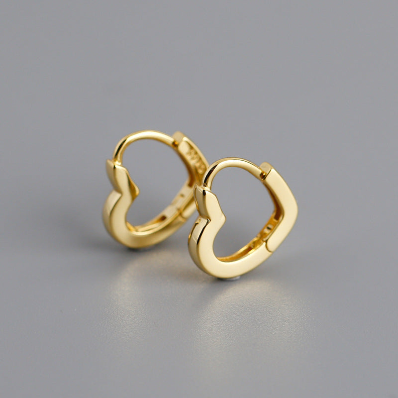 Love ear buckle golden light versatile