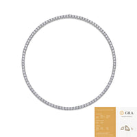 Silver Moissanite Necklace