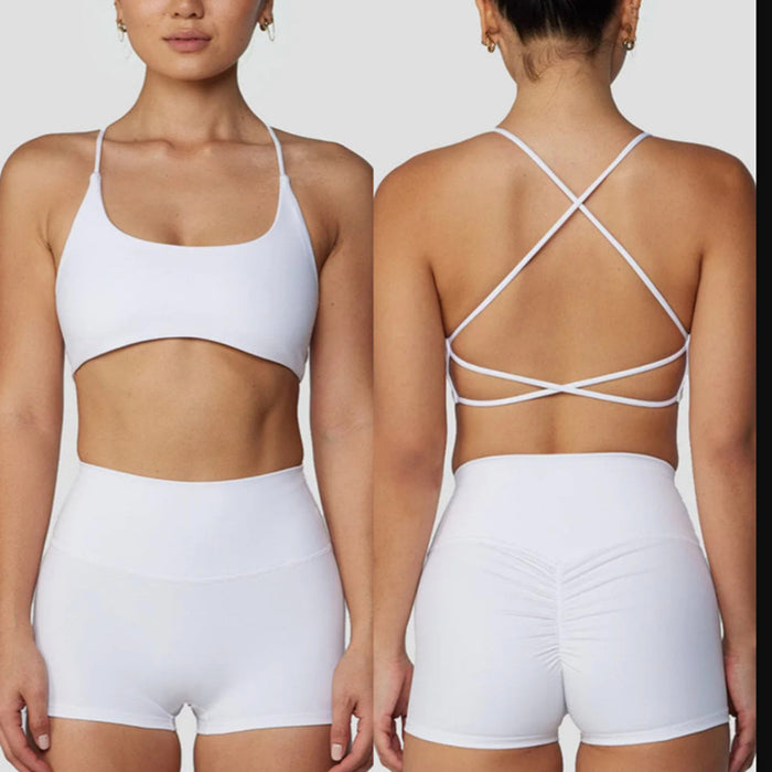Second-Skin Stretch Yoga Bra Top
