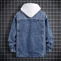 Workwear Hooded Denim Jacket