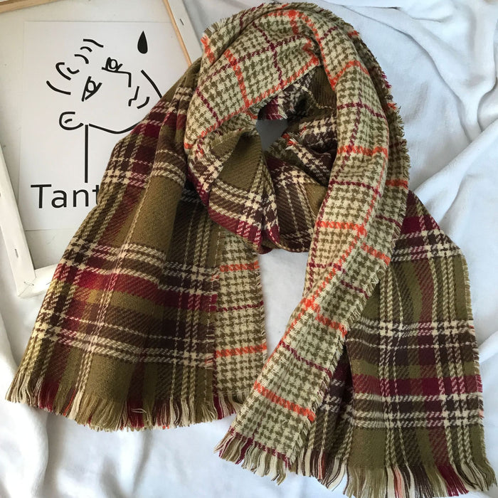Autumn And Winter Double-sided Cashmere Scarf