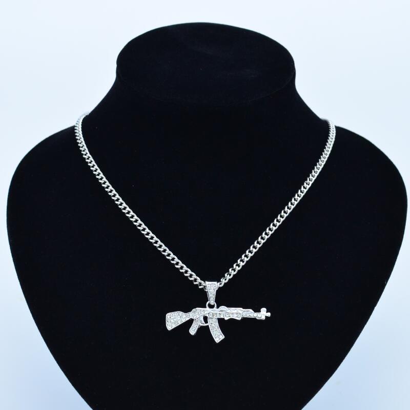 Cool Gothic Gun Shape Pendant