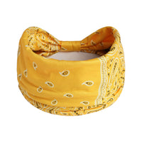 Retro Cashew Perris Pattern Wide Headband