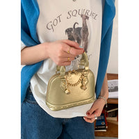 Champagne-gold Shell Bag
