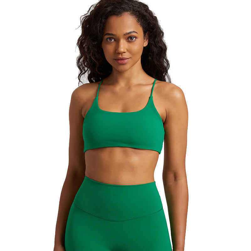 Quick-Dry Stretch Workout Bra Top