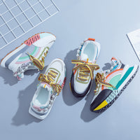 Shiny Chunky Soled Sneakers