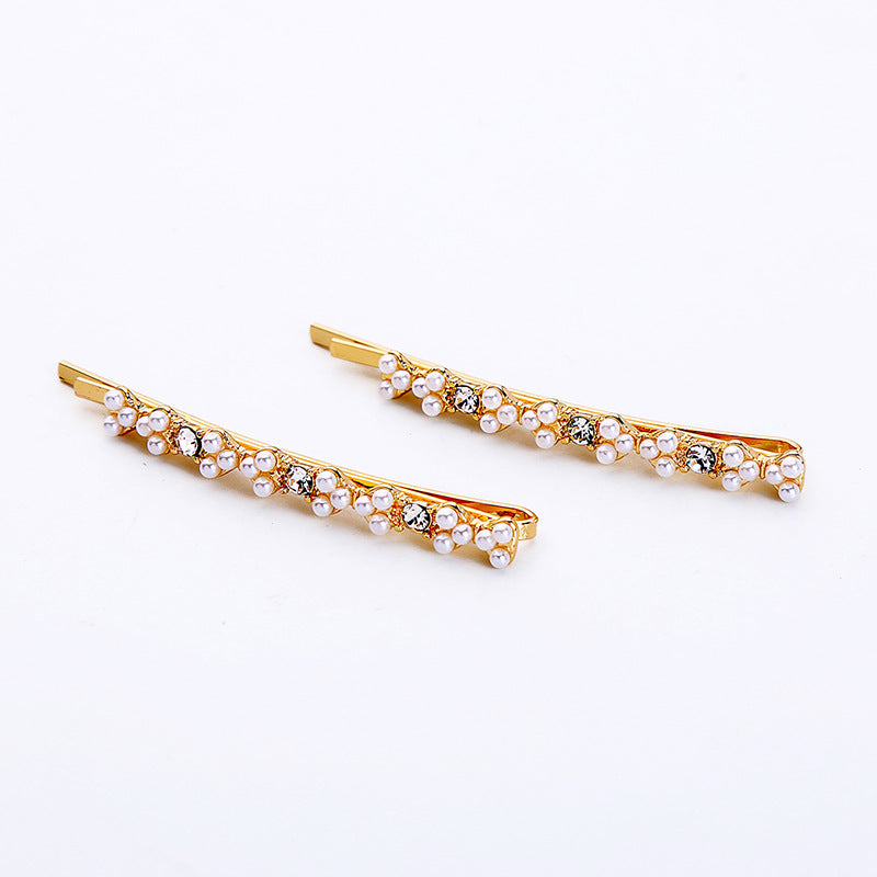 Pearl hair pin girl temperament