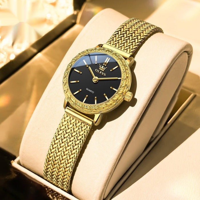 Rhinestones Vintage Fashion Square Quartz Watch