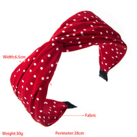 Boho Chic Fabric Print Wide Headband