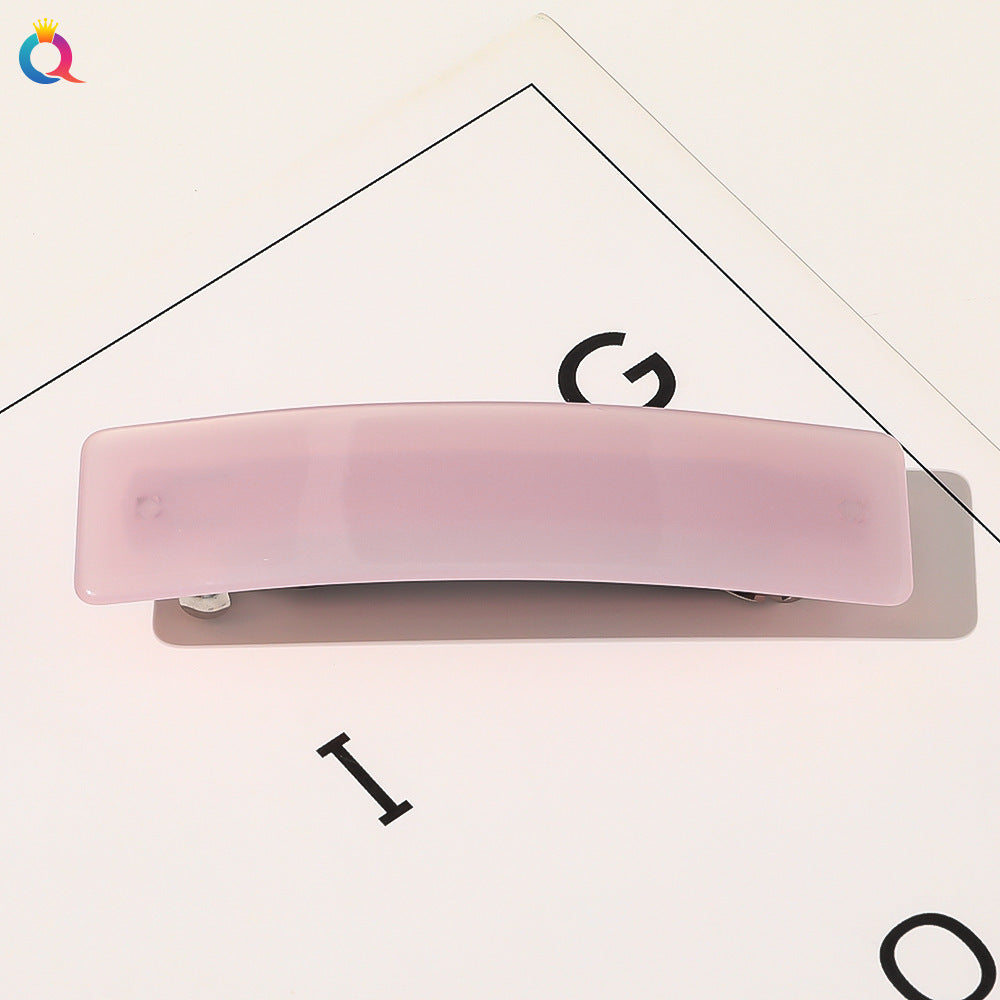 Square Grip Acetate Acrylic Spring Clip