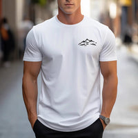 Printed Crew Neck Short Sleeve