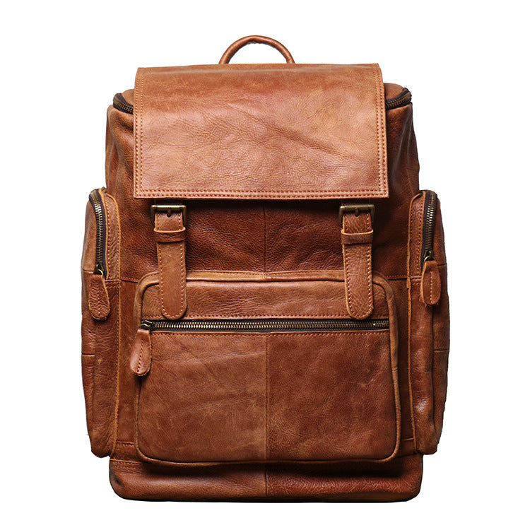 Retro Genuine Leather Backpack