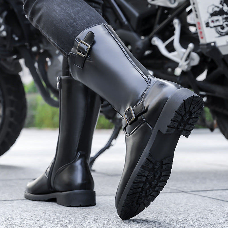 Side-zip Motorcycle Boots