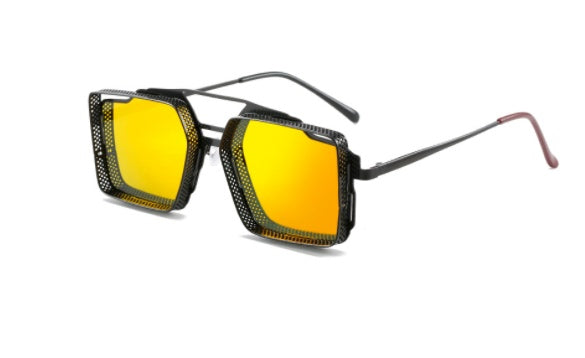 Vintage Steampunk Sunglasses Metal Hollow-out