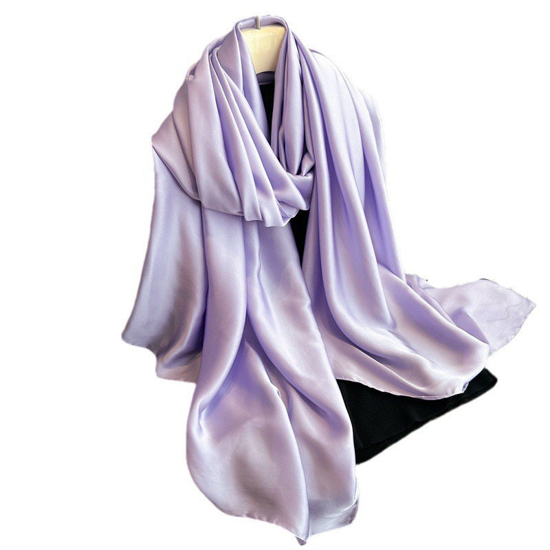 Pure Color Simple Long Scarves
