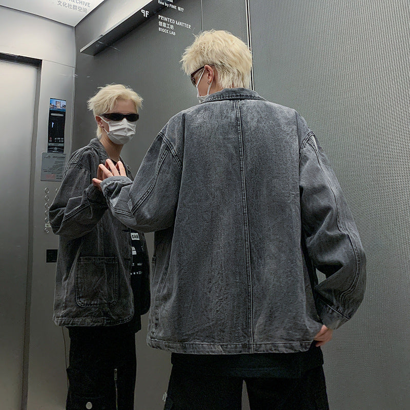 Retro Denim Jacket Loose And Casual