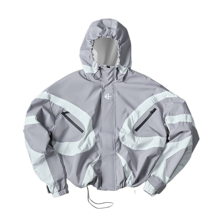 Jacket With A Patchwork Design