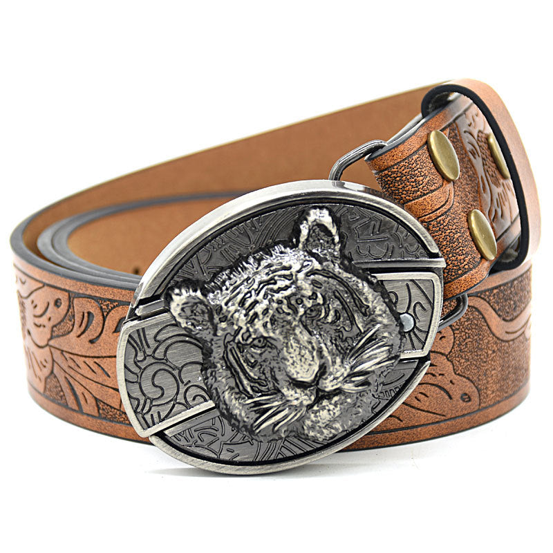 Engraving Smooth Buckle Knife Embossing Belt